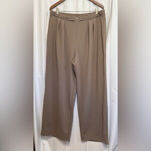 H&M High Waist Pleated Wide Leg Pants